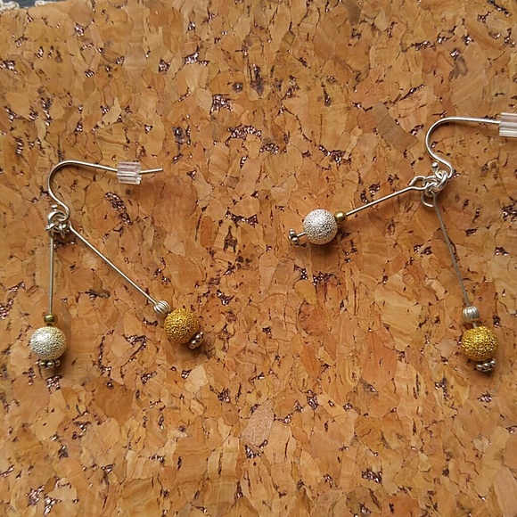 ♦ 3 for $15 Handmade Two-tone Dangle Earrings - Picture 4 of 7